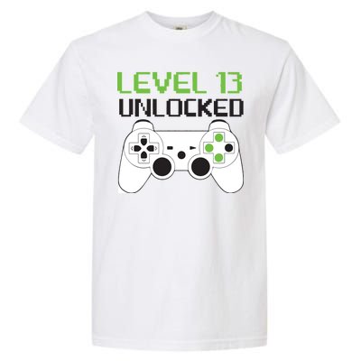 Level 13 Unlocked Teenager Garment-Dyed Heavyweight T-Shirt