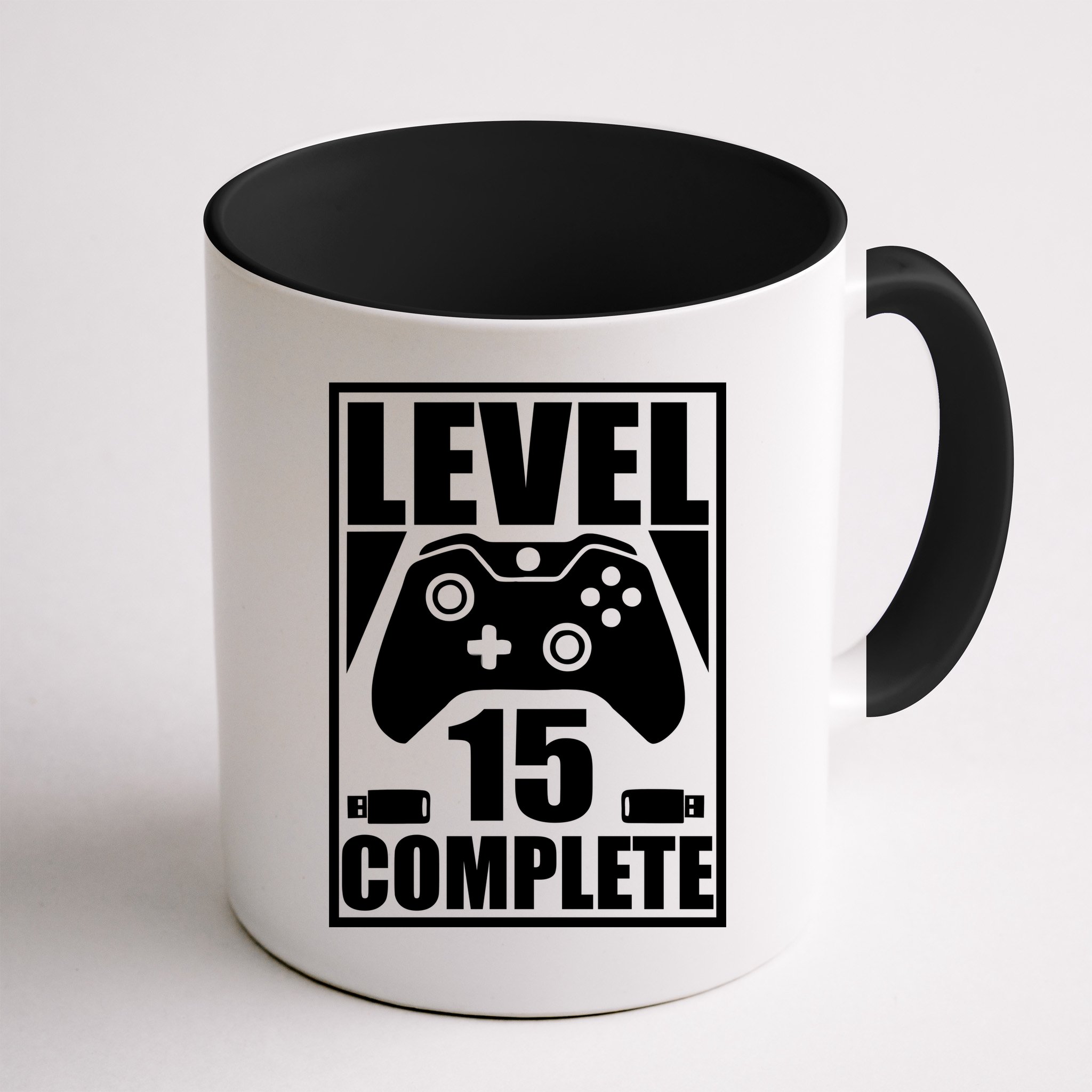 Level 15 Complete Video Gamer 15th Birthday Mug