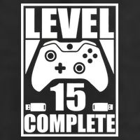 Level 15 Complete Video Gamer 15th Birthday 11oz C Handle Ceramic Mug