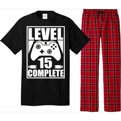 Level 15 Complete Video Gamer 15th Birthday Pajama Set