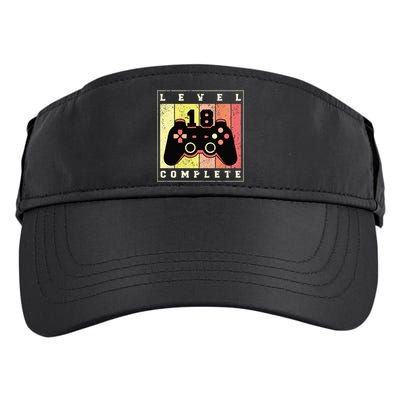 Level 18 Complete Gaming 18th Birthday Adult Drive Performance Visor