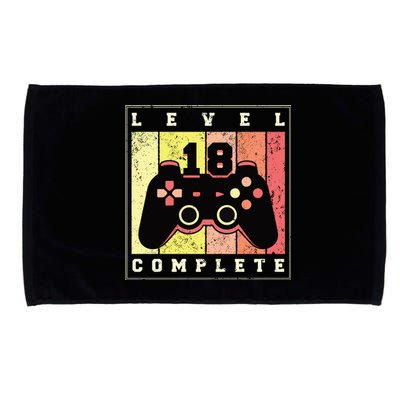 Level 18 Complete Gaming 18th Birthday Microfiber Hand Towel