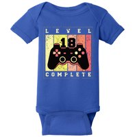 Level 18 Complete Gaming 18th Birthday Baby Bodysuit