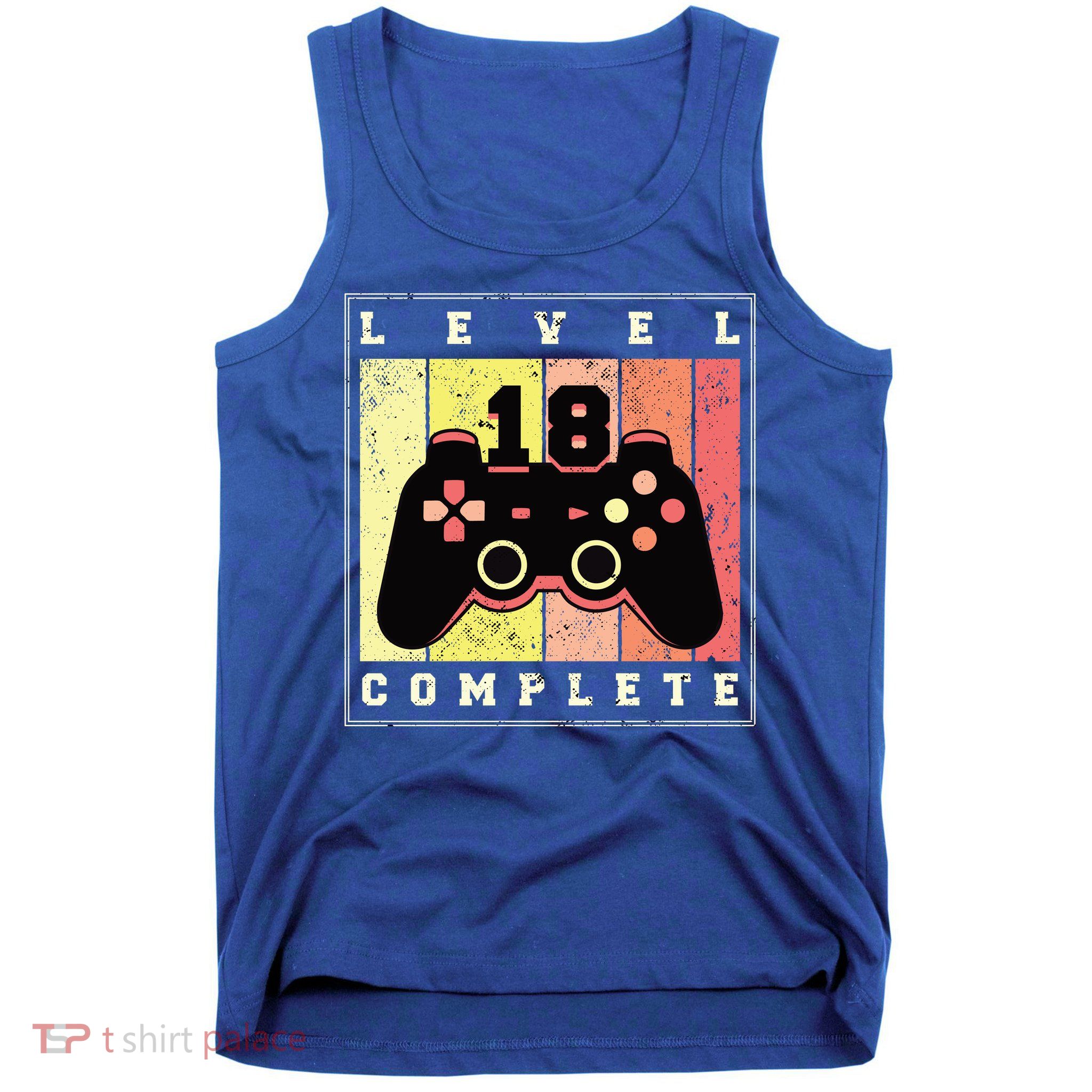 Level 18 Complete Gaming 18th Birthday Tank Top