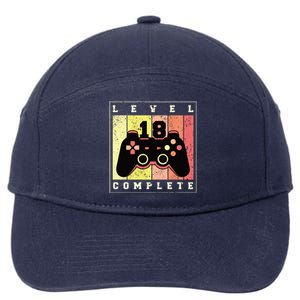 Level 18 Complete Gaming 18th Birthday 7-Panel Snapback Hat