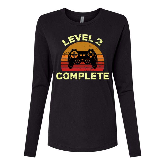 Level 2 Complete Vintage Celebrate 2nd Wedding Womens Cotton Relaxed Long Sleeve T-Shirt