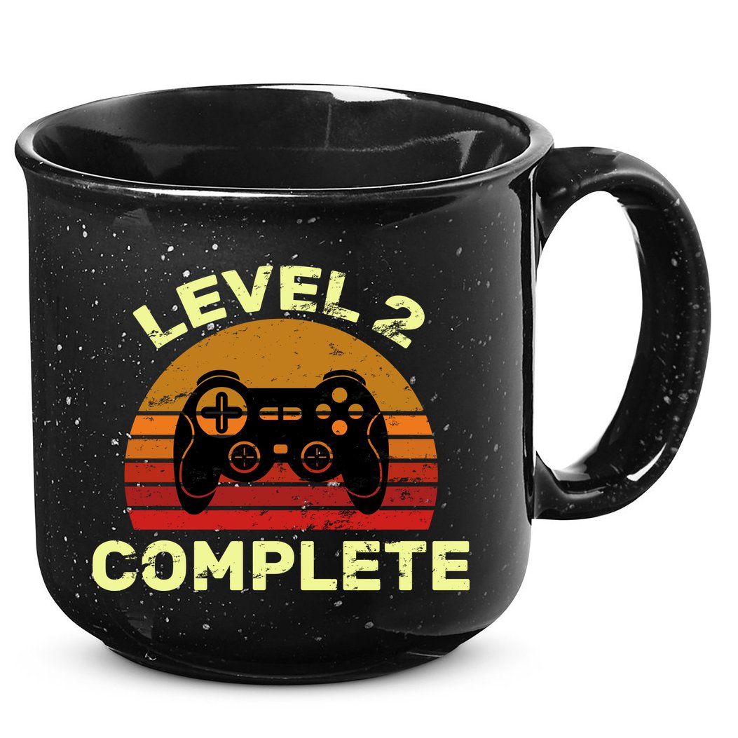 Level 2 Complete Vintage Celebrate 2nd Wedding 15oz Campfire Ceramic Mug