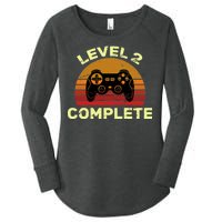 Level 2 Complete Vintage Celebrate 2nd Wedding Women's Perfect Tri Tunic Long Sleeve Shirt