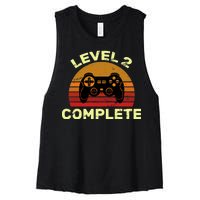 Level 2 Complete Vintage Celebrate 2nd Wedding Women's Racerback Cropped Tank