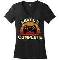 Level 2 Complete Vintage Celebrate 2nd Wedding Women's V-Neck T-Shirt