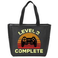 Level 2 Complete Vintage Celebrate 2nd Wedding Zip Tote Bag