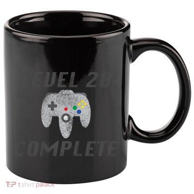 Level 20 Complete 20th Birthday 11oz C Handle Ceramic Mug