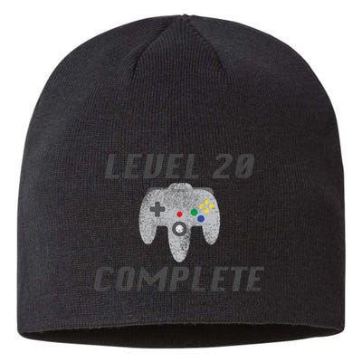 Level 20 Complete 20th Birthday Sustainable Beanie