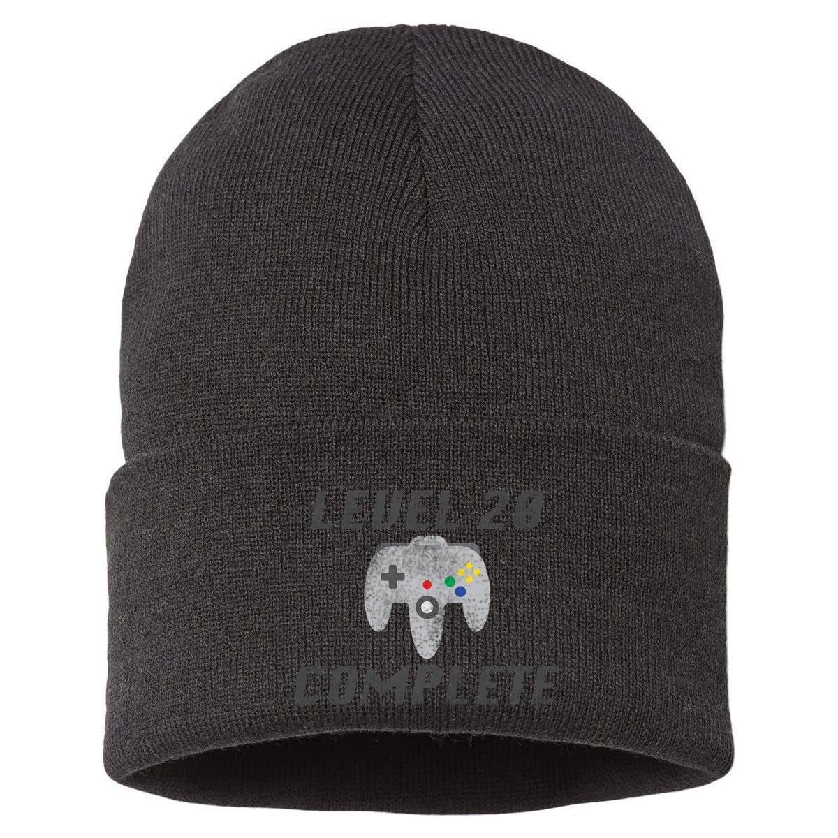 Level 20 Complete 20th Birthday Sustainable Knit Beanie