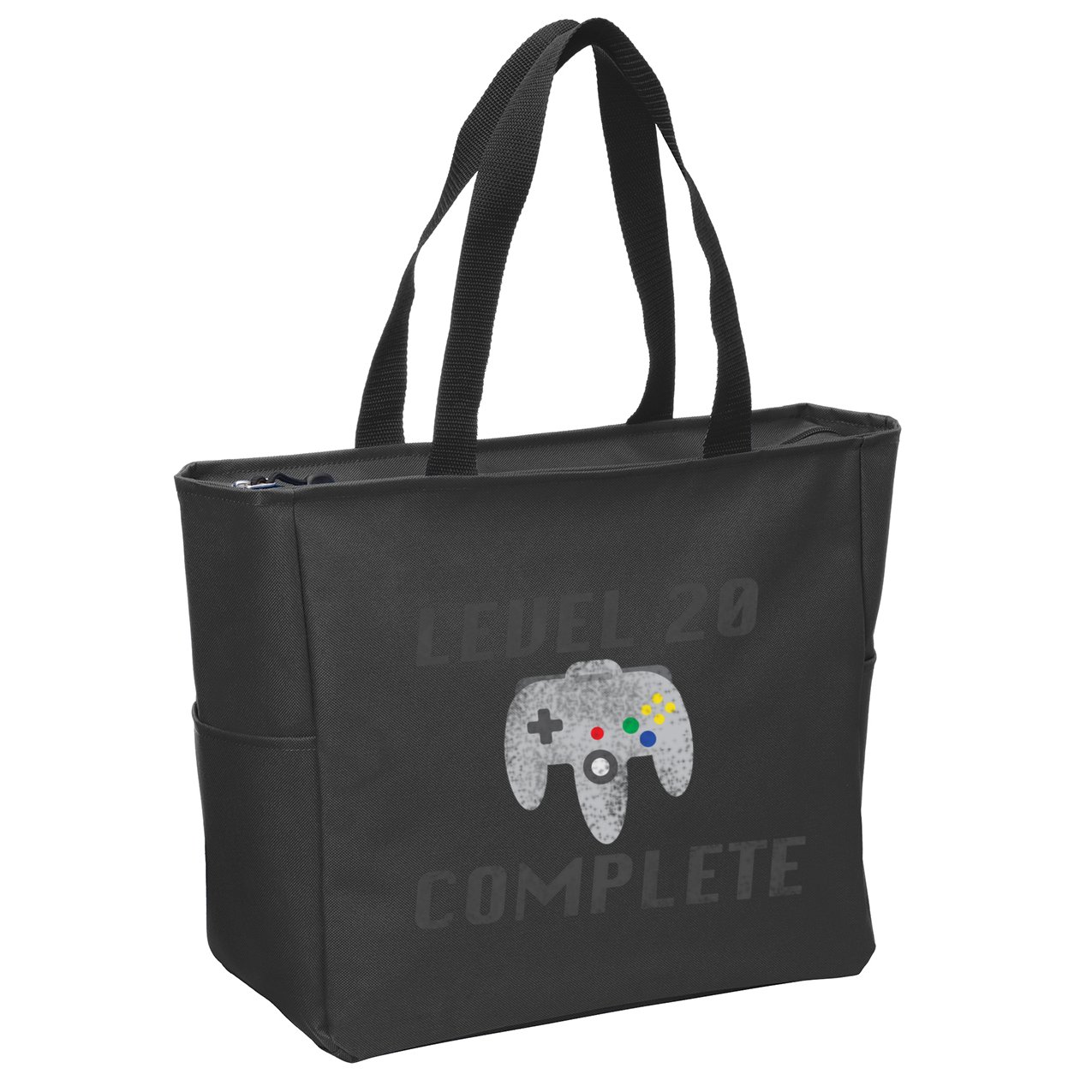 Level 20 Complete 20th Birthday Zip Tote Bag