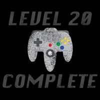 Level 20 Complete 20th Birthday Zip Tote Bag