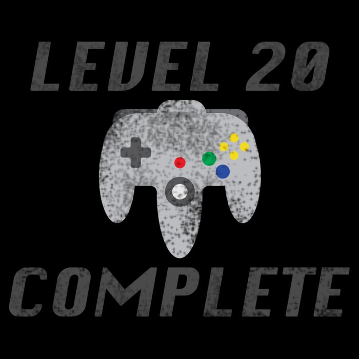 Level 20 Complete 20th Birthday Zip Tote Bag
