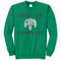 Level 20 Complete 20th Birthday Sweatshirt