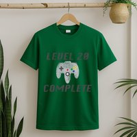 Level 20 Complete 20th Birthday T-Shirt