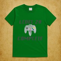 Level 20 Complete 20th Birthday T-Shirt