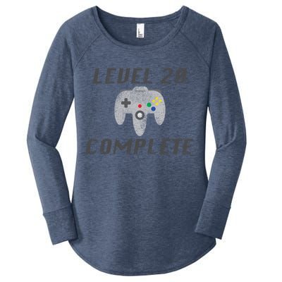 Level 20 Complete 20th Birthday Women's Perfect Tri Tunic Long Sleeve Shirt