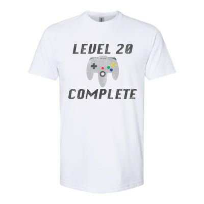 Level 20 Complete 20th Birthday Softstyle® CVC T-Shirt