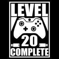 Level 20 Complete Gaming 20th Birthday Sustainable Bucket Hat