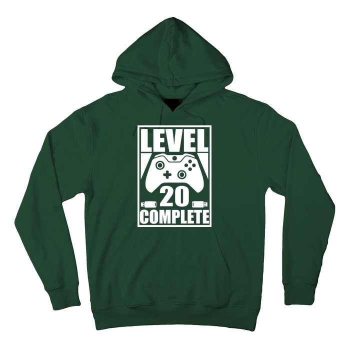 Level 20 Complete Gaming 20th Birthday Hoodie