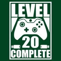 Level 20 Complete Gaming 20th Birthday Apron