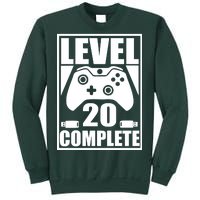 Level 20 Complete Gaming 20th Birthday Sweatshirt