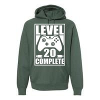 Level 20 Complete Gaming 20th Birthday Premium Hoodie