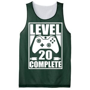 Level 20 Complete Gaming 20th Birthday Mesh Reversible Basketball Jersey Tank