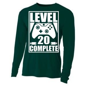 Level 20 Complete Gaming 20th Birthday Cooling Performance Long Sleeve Crew