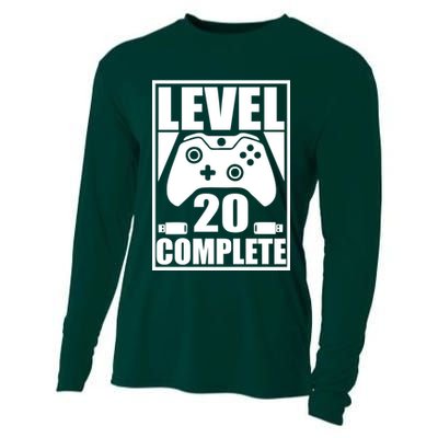 Level 20 Complete Gaming 20th Birthday Cooling Performance Long Sleeve Crew