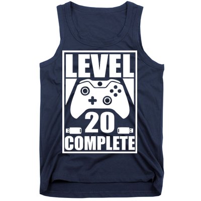 Level 20 Complete Gaming 20th Birthday Tank Top