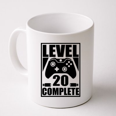 Level 20 Complete Gaming 20th Birthday Coffee Mug