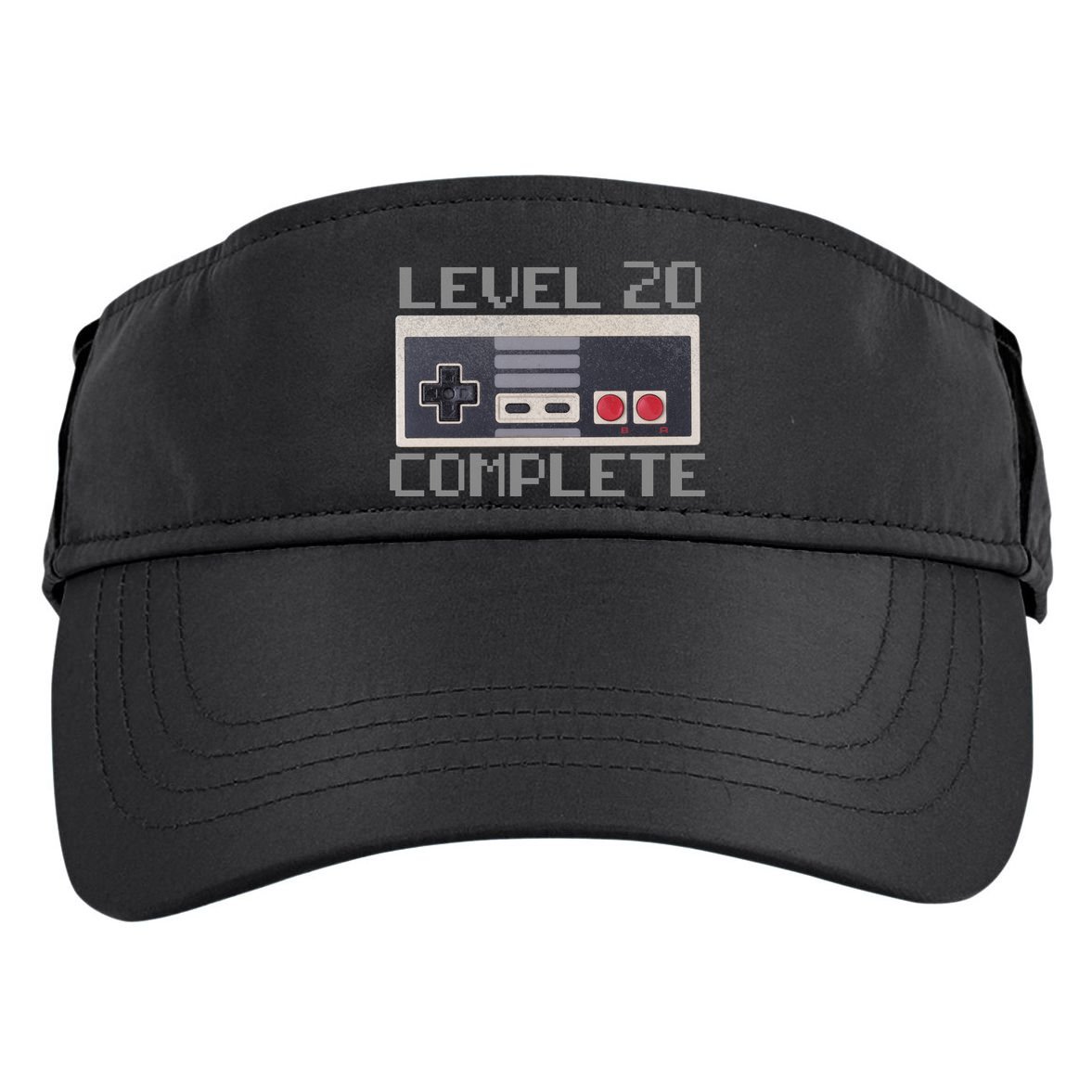 Level 20 Complete Retro Gamer 20th Birthday Adult Drive Performance Visor