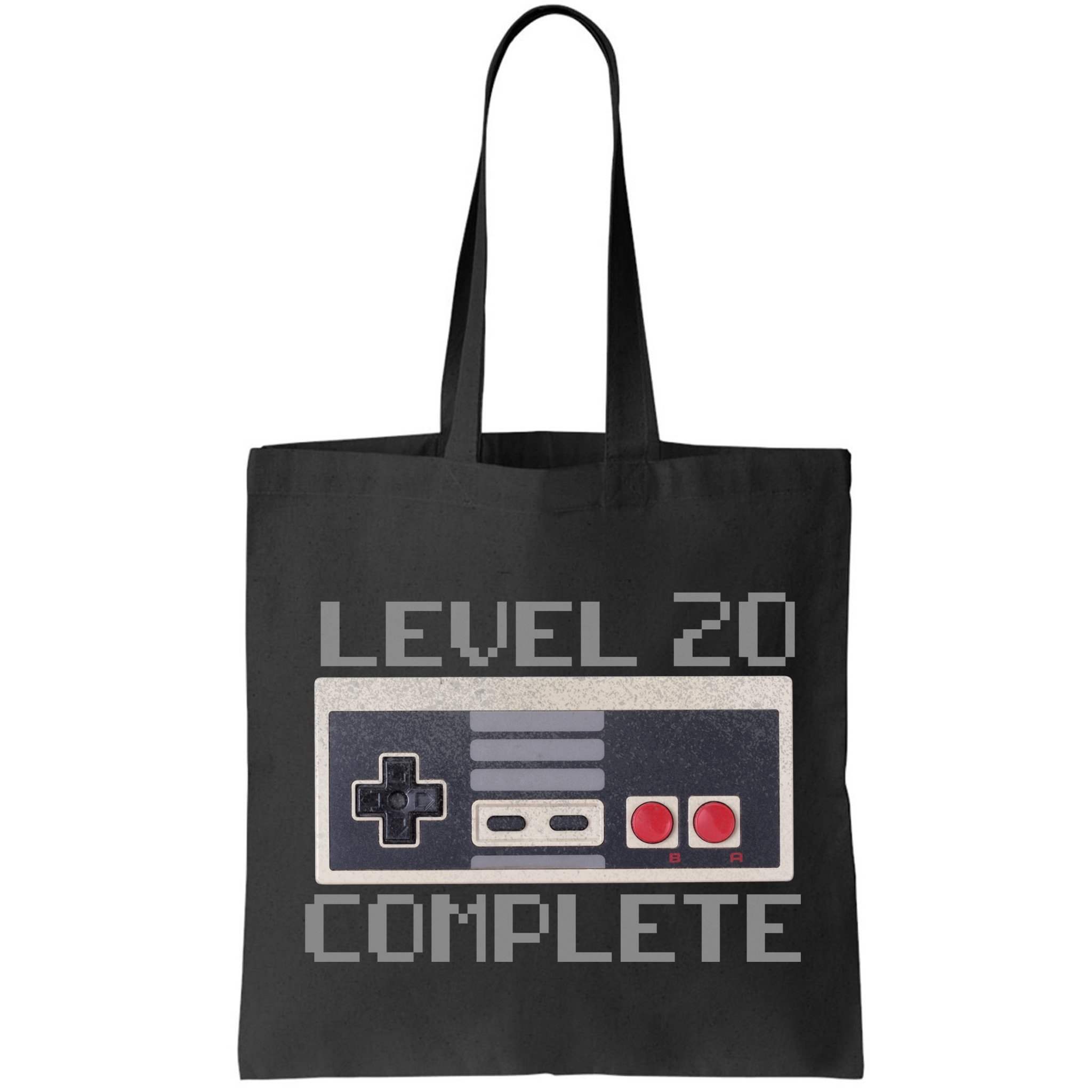 Level 20 Complete Retro Gamer 20th Birthday Bag