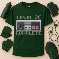 Level 20 Complete Retro Gamer 20th Birthday Performance Shirt