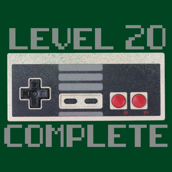 Level 20 Complete Retro Gamer 20th Birthday Sweatshirt