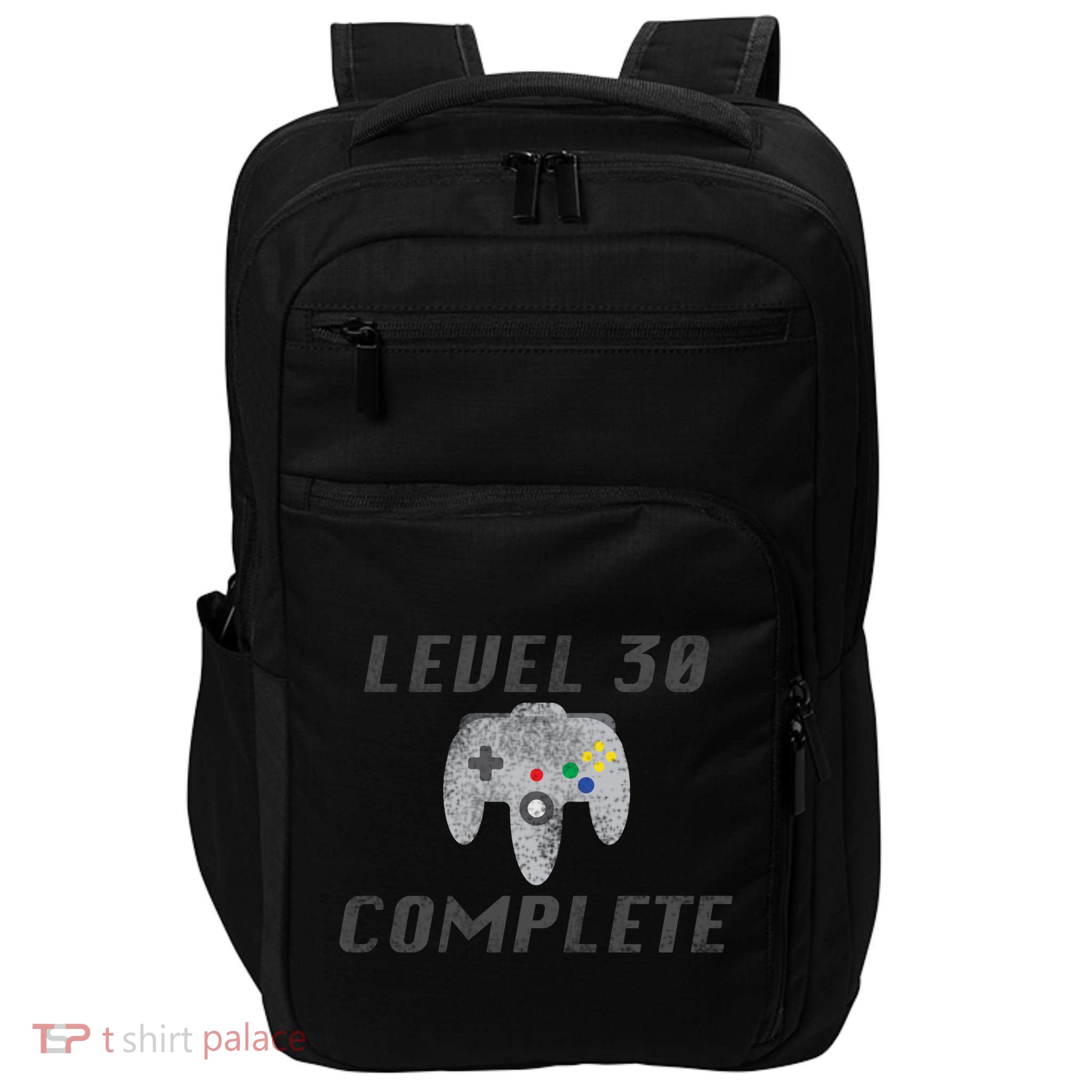 Level 30 Complete 30th Birthday Impact Tech Backpack