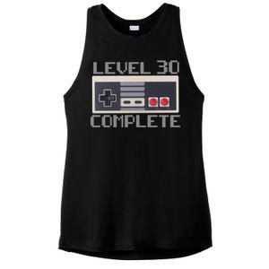 Level 30 Complete Retro Gamer 30th Birthday Ladies PosiCharge Tri-Blend Wicking Tank