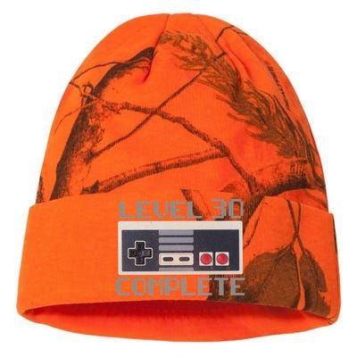 Level 30 Complete Retro Gamer 30th Birthday Kati Licensed 12" Camo Beanie