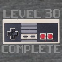 Level 30 Complete Retro Gamer 30th Birthday 7 Panel Mesh Trucker Snapback Hat