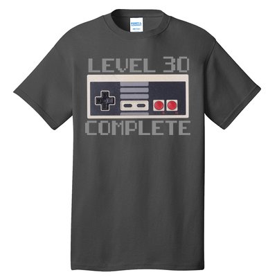 Level 30 Complete Retro Gamer 30th Birthday Tall T-Shirt