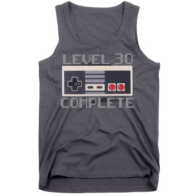 Level 30 Complete Retro Gamer 30th Birthday Tank Top