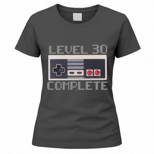 Level 30 Complete Retro Gamer 30th Birthday Women's T-Shirt