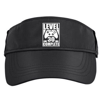 Level 30 Complete Video Gamer 30th Birthday Adult Drive Performance Visor