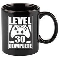 Level 30 Complete Video Gamer 30th Birthday 11oz C Handle Ceramic Mug