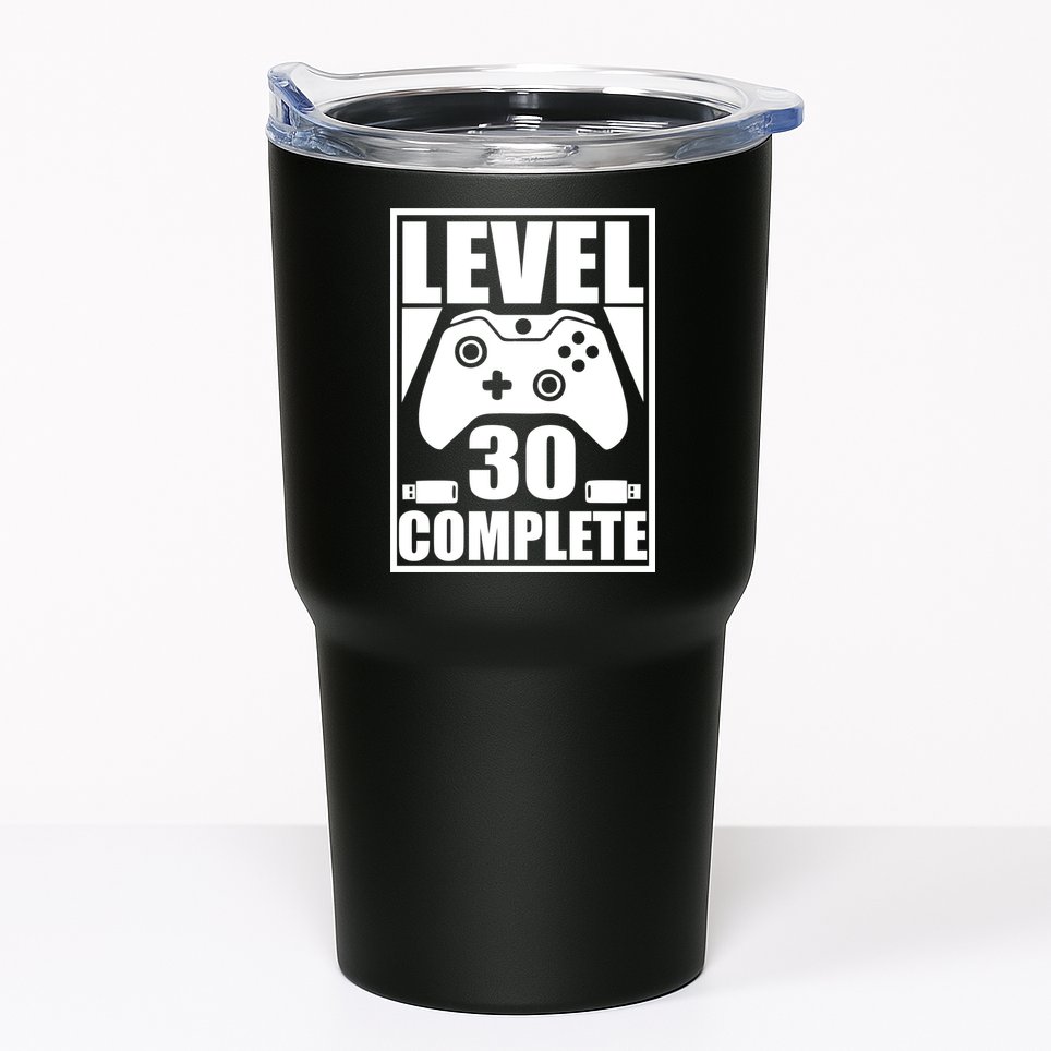 Level 30 Complete Video Gamer 30th Birthday Tumbler